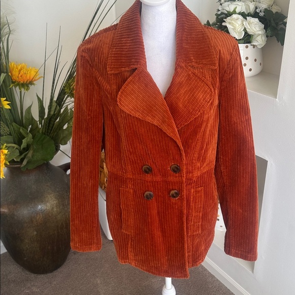 CAbi Burnt Orange Corduroy Jacket - Picture 4 of 11